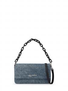 KARL LAGERFELD JEANS Плечевая сумка в синем дениме
