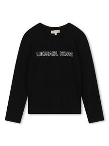 Michael Kors Kids футболка с логотипом, черный