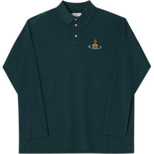 Зеленая поло мужская Vivienne Westwood, зеленый