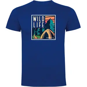 Футболка с коротким рукавом Kruskis Wild Life Frame, синий