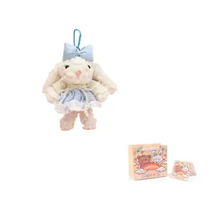 Милый кролик Lolita с длинными ушами плюшевый подвес высота 15см MDH