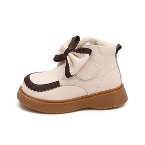 Детские термостойкие устойчивые к истиранию сапоги Budding BODING, экрю