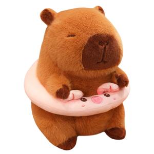 Капибара надувной круг коллекционные куклы плюшевая кукла 22см высота FANNIKEER