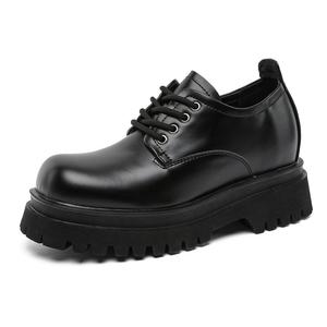 JETRAM Повседневные туфли мужские, черные, с внутренней стороны, увеличивающие рост на 7 см