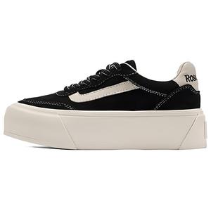 Легкие низкие скейтерские туфли для женщин с эффектом увеличения роста Rosa Bianca, черный