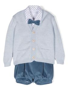 Вельветовый комплект для новорожденного Colorichiari, синий