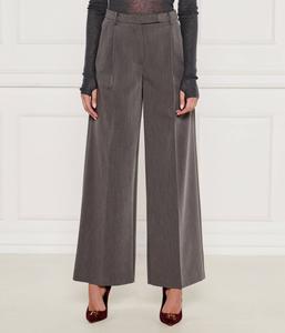 Брюки Flare fit Patrizia Pepe, серый
