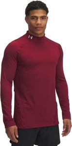 Термобелье Under Armour ColdGear Fitted Mock для мужчин, Cardinal/White
