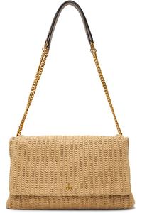 Rag & Bone Бежевая большая сумка Челси с клапаном