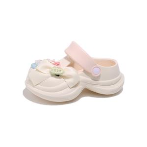 Детские сандалии с низким верхом, нескользящие, износостойкие, дышащие RHOBESAM, белый/розовый