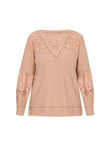 Женский свитер бежевого цвета usha FESTIVAL