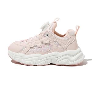 Детские противоскользящие низкие кеды BELLE, розовый