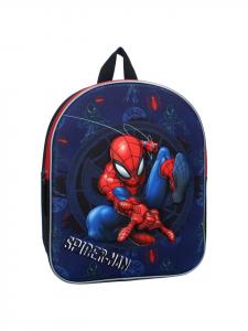 Spiderman Рюкзак, школьный рюкзак с большим основным отделением, синий