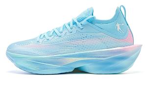 QIAODAN Кроссовки для марафона Feiying Plaid 2.0 с низким верхом и карбоновой пластиной, противоскользящие, износостойкие, мужские, динамичные, синие