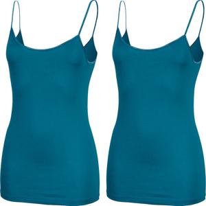 Майка Erwin Müller mit Spaghettiträgern 2er Pack, бензиновый