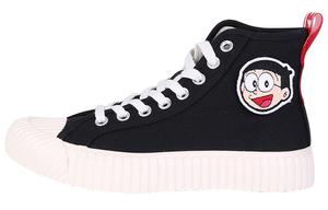 Кеды Doraemon X Kappa Canvas Shoes Unisex High-Top Black White