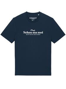 Футболка wat? Apparel, темно-синий