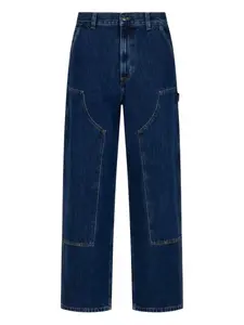 Хлопковый деним с накладными карманами Carhartt Wip, синий