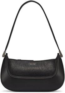 Сумка-полуторка Calvin Klein Nori Top Zip Demi, Black/Silver