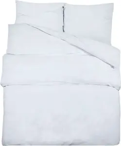 Комплект постельного белья , белый, 135x200 см, легкая микрофибра vidaXL