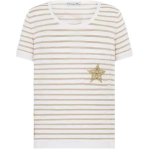 DIOR Футболка SS25 Women's White Gold