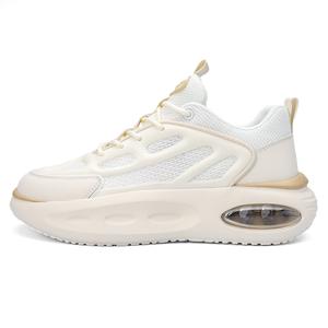 Износостойкие увеличивающие рост низкие повседневные кроссовки men's SENGUIBUCK, бежевый