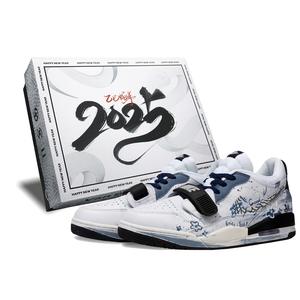 Jordan Легаси 312 нескользящие низкие винтажные баскетбольные кроссовки мужские синий белый, цвет Blue White