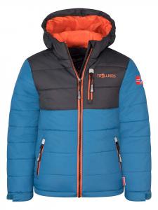 Trollkids Горнолыжная/сноубордная куртка "Hemsedal" сине-черного цвета