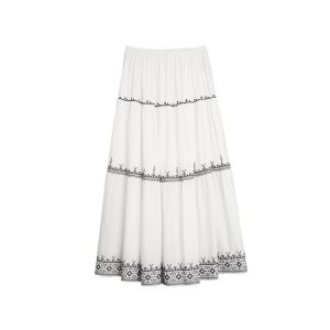 Повседневная короткая юбка женская ELLE, белый