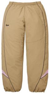 Спортивные брюки Supreme с контрастной окантовкой, коричневый