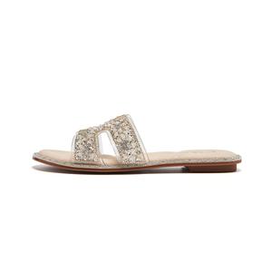 Тапочки-слайды женские с противоскользящей подошвой ST&SAT, Apricot