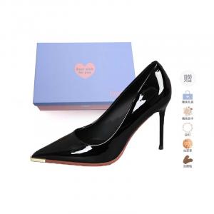 Туфли на тонком каблуке высотой 9 см, женские [Подарочный набор] Xingdiman, Black[Box Included]+Giveaway