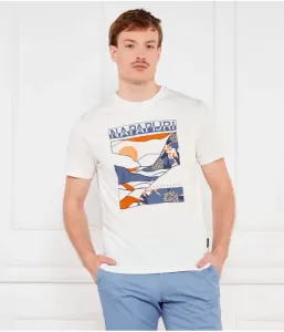 Футболка S-VALDOR SS relaxed fit Napapijri, белый