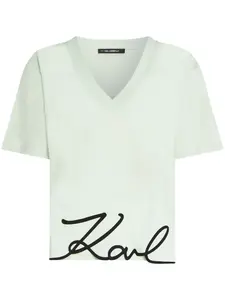Футболка Signature KARL LAGERFELD, зеленый