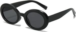 Винтажные солнцезащитные очки Melrose в маленькой оправе для женщин, модные солнцезащитные очки в стиле ретро, ​​для путешествий и пляжа, с защитой от УФ-излучения UV400, артикул 13156, Black