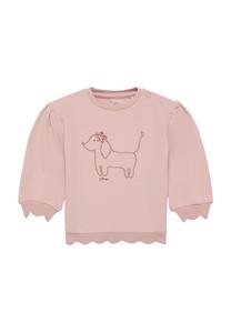 Детская толстовка с блестящей вышивкой и волнистым подолом S.Oliver, мультиколор