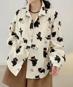 Набивная рубашка Aimoha - Select -, цвет Light Beige And Other 3