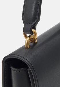 Сумочка Love One Top Handle Mini Light Pinko, цвет черный/античное золото