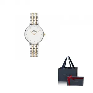 DW/DanielWellington Часы Petite Lumine 5-Link 28mm, White Dial