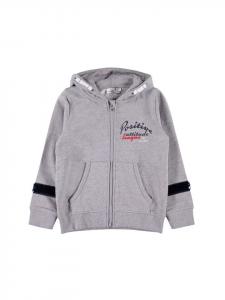 Спортивная куртка name it miKapuze & Pailletten, серый