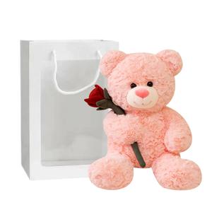 MERCONSER Милый и очаровательный розовый медвежонок плюшевая кукла высота 32см