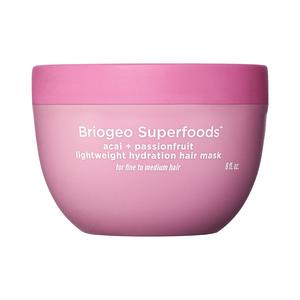 Маска для волос superfoods acai + passionfruit lightweight hydration hair mask Briogeo, объем 236 мл