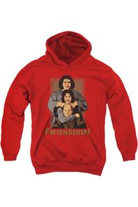 Детская толстовка с капюшоном Princess Bride Fwiendship Gildan, красный