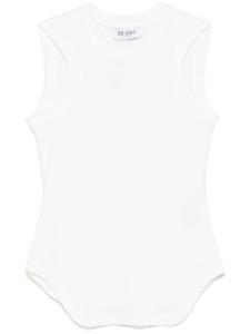 Топ Reese без рукавов The Attico, белый