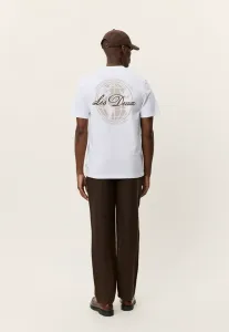 Футболка с принтом в виде глобуса бена Les Deux, White