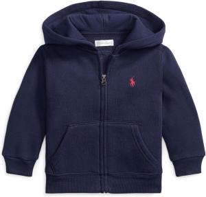 Худи Polo Ralph Lauren Kids Fleece Full-zip Hoodie, цвет Cruise Navy