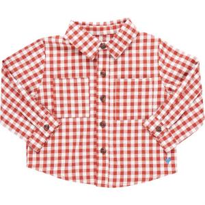 Детская рубашка Jack с двумя карманами в пони-клетку Pink Chicken, Pony Gingham