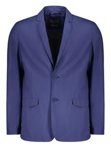 Однобортный блейзер Herno, синий