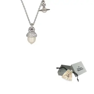 Vivienne Westwood Серебряное ожерелье с латунными элементами Women's Silver