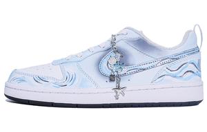 Nike Кроссовки для скейтбординга Court Borough Sea Whisper Ice Island низкие детские White Blue